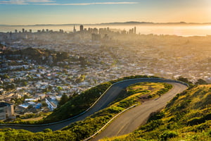 San Francisco where there is large job growth